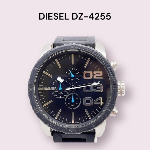 DIESEL ディーゼル 腕時計 クロノグラフ DZ-4255 黒