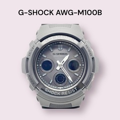 【美品】CASIO G-SHOCK 腕時計 電波ソーラー AWG...