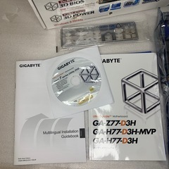 【新品未使用】GIGABYTE GA-H77-D3H-MVP マザーボードの画像