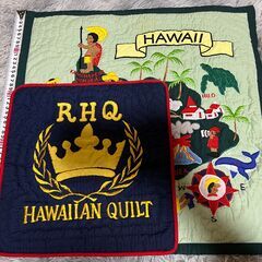 ハワイアンキルト クッションカバー 5点セット HAWAIIAN QUILTの画像
