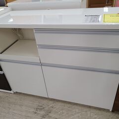 J9409　Pamouna　パモウナ　キッチンカウンター　ホワイ...