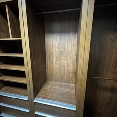 残り3点【美品】5,000円/個　dinos　Antisala/アンティサラ クローゼットユニット収納・ウォルナットの画像