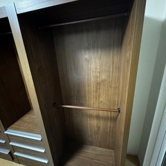 残り3点【美品】5,000円/個　dinos　Antisala/アンティサラ クローゼットユニット収納・ウォルナットの画像