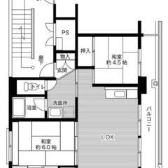 ◆敷金・礼金が無料！◆ビレッジハウス魚津北1号棟 (403号室)
