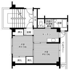 ◆敷金・礼金が無料！◆ビレッジハウス柞田1号棟 (303号…
