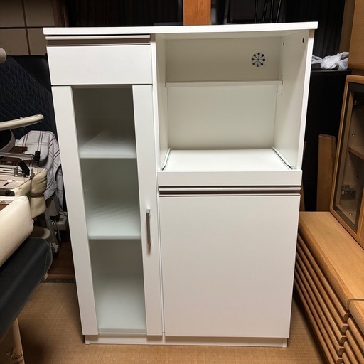 ?福岡市内配送設置無料?　ニトリ　レンジ台 レンジラック レンジボード キッチンボード キッチンカウンター 食器棚