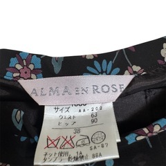 【ALMA en ROSE 】花柄スカート 38サイズの画像