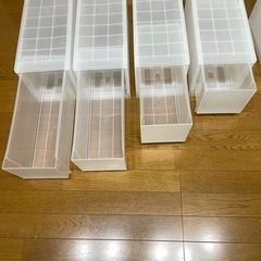無印良品　追加ストッカー6個セットの画像