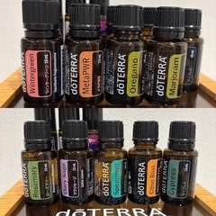 doTERRA ドテラ アロマオイル まとめ売り 専用木箱付き
