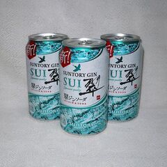 SUNTORY　翠ジンソーダ　350ｍｌ　7缶迄対応可