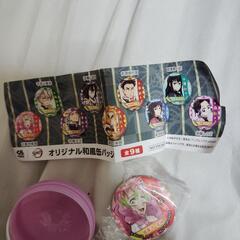 くら寿司鬼滅の刃和風缶バッジ甘露寺蜜璃の画像