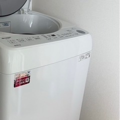 美品　2021年モデル　シャープ　縦型　洗濯機