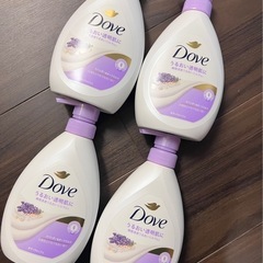 新品ダヴ　ラベンダー&オーツミルク4点うるおい透明肌に