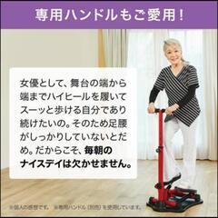 ナイスデイ　ステッパーハンドル付き！赤