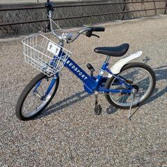 【引取限定】18インチ 子供用自転車 ブルー 幼児おすすめ