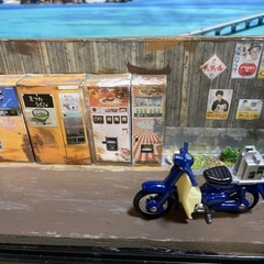 昭和レトロ自販機ジオラマ