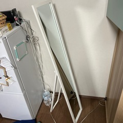 全身鏡（白）