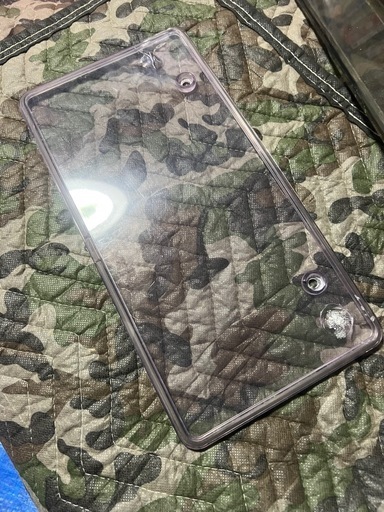 本日引き取り価格！ナンバーカバー