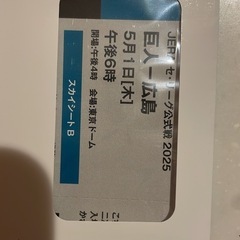 本日5/1 ドームでの野球観戦
