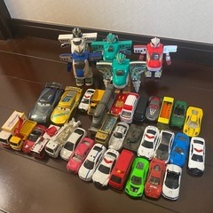シンカリオン5体　トミカなど車のおもちゃ