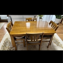 【追加再出品】ダイニングテーブル4人掛け用の画像