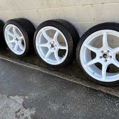 acht6　18インチ　ホイール 9.5j　100-5H 