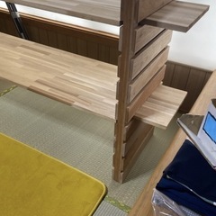 棚　アカシア　高さ調節可能の画像