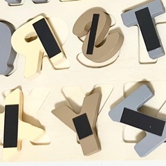 【値下げ】【美品】室内遊びに　ショッピングカート　アルファベットパズルの画像