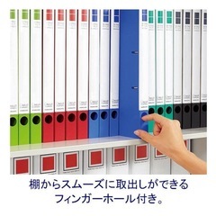 新品5冊ずつ❣️ピンクリングファイル<スリム>Ａ４Ｓ・１８０枚 品番：フ-URFC420NPの画像