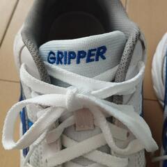 ASAHI 体育館シューズ24.5cm、中古美品の画像