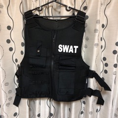 SWAT コスプレ　ベスト　おまけSWAT帽子付き