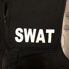 SWAT コスプレ　ベスト　おまけSWAT帽子付きの画像