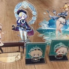 原神 ぬいぐるみ︎✿缶バッジ︎✿アクスタ︎✿カード︎✿グラスセットの画像