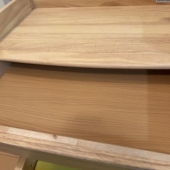 yamateya 子供用学習机と椅子セット イエロー 美品の画像