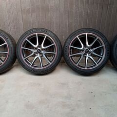 9分山 プリウス G’ｓ 純正18インチ 7.5J PCD100...