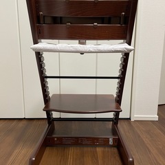 美品　ストッケトリップトラップ　ベビーセット　ブラウン　NO3 ストッケ トリップトラップ ウォールナットブラウン ベビーセット付き