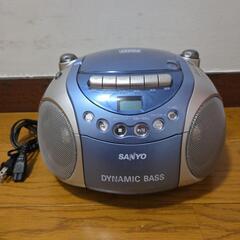 【無料】SANYO　CDラジカセ