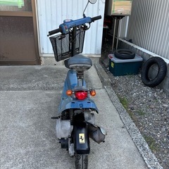 ZOOK ズーク 実働 AF26 ホンダ 2スト カゴ付き　原付　買い物　通勤　通学　チョイノリの画像