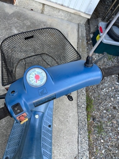 ZOOK ズーク 実働 AF26 ホンダ 2スト カゴ付き原付買い物通勤通学