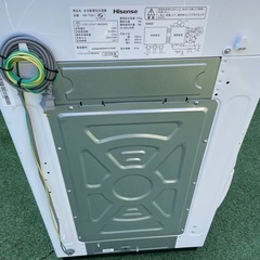 Hisense 全自動洗濯
機 5.5kg HW-T55C 2019年製 美品の画像