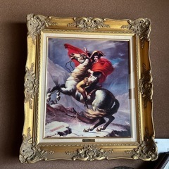 サン＝ベルナール峠を越えるボナパルト　絵画　ナポレオンの画像