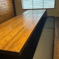 ダイニングルーム用の木製テーブル、長さ2800cm、幅780cm...