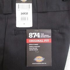 【取引完了】Dickies　ディッキーズ　874　34インチ　新品未使用　訳ありの画像