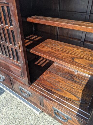 博永家具【松尾 博昭】作 総無垢材 民芸 水屋箪笥 サイドボード 博永家具【松尾 博昭】作 総無垢材 民芸 水屋箪笥 サイドボード 食器