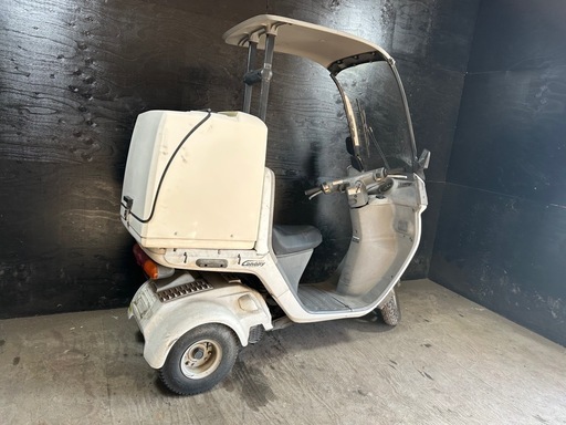 ★支払総額4.8万円★走行テスト済み！全国配送可能！ ホンダ ジャイロキャノピー TA02 リアボックス付き！2スト！オイル交換必要なし！通勤通学に！