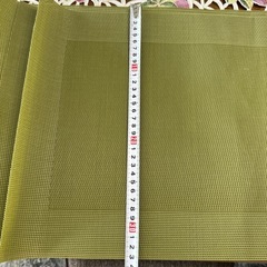 5点セット家庭用 お手入れ簡単  防汚 ビニール テーブルマットPVC プレースマット おしゃれ 撥水 ランチョンマットの画像