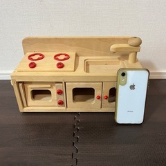 木製 おままごと キッチンの画像