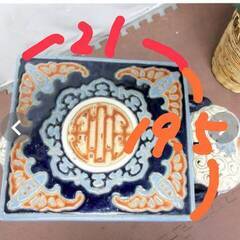 ☆T3043☆ゾウの置物　花台　フラワースタンド　陶器の画像