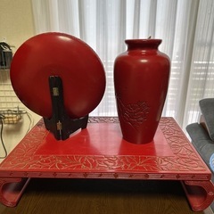 堆朱の置物の画像
