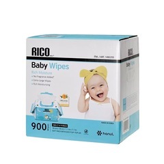 【全国送料無料】コストコ　RICO 赤ちゃん用 おしりふき 900枚の画像